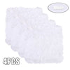 4x FAUX FUR CUSHION COVER MONGOLIAN WARM SOFT FURRY PILLOW SOFA CUSHION COVER