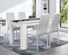 Wood Dining Table and Chairs 4 Set Pu Leather Seat Dining Kitchen Room Furniture