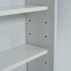 Single/Double Door Wall Mount Cabinet Cupboard Storage Shelf Glass Wood Bathroom