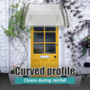 Door Canopy Awning Shelter Front Back Outdoor Porch Patio Window Roof Rain Cover