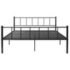 Metal Bed Frame 4ft6 Double Solid Bedstead Base Headboard for 135*190CM Mattress