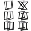Pair of Iron Metal Table Legs Industrial Style Furniture Desk Bench Base Frame