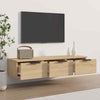 Wall Cabinet Floating TV Unit Media Cabinet Storage Engineered Wood