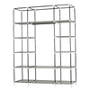 Fabric Wardrobe Close Cupboard Hanging Clothes Rail Storage Shelf