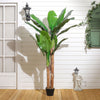 Large Artificial Palm Tree in Pot Green Tropical Plant Outdoor Home Office Decor