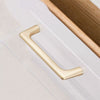 Simple Minimalist Gold Door Pull Drawer Knob Cabinet Handle Furniture Hardware