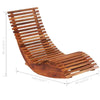 Acacia Wood Rocking Sun Loungers Outdoor Sun Day Bed Chaise Lounge vidaXL