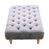 Large Footstool Velvet Pouffe Foot Stool Ottoman Living Room Bench Coffee Table