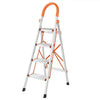 Folding 4 Step Ladder Safety with Non Slip Mat Tread Stepladder Heavy Duty Home