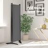 4-Panel Room Divider 173cm Folding Privacy Screen Portable Fiber Wall Divider