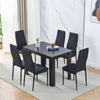 Modern 110/75cm Wooden Dining Table for Dining Room Kitchen for 2-6 People