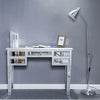 Mirrored Glass 5 Drawers Dressing Table Console Make-up Desk Vanity Table