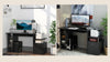 HOMCOM Wood Computer Desk Laptop Workstation Drawer Shelf for Home Office