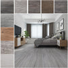 36pcs Self-adhesive Wood Pattern PVC Tile Flooring Planks Floor Tile Living Room