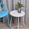 49x42cm Side Table Round Metal Coffee Table for Living Room Decorative Furniture