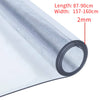 2mm Clear Soft Glass Wipe Tablecloth Clean Mat Waterproof Table Protection Cover