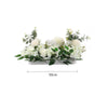 50/100CM Road Lead Artificial Flower Row Rose Peony Wedding Table Decor Backdrop
