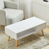 White Modern Corner TV Stand 1 Drawer Cabinet Unit Coffee Table Home Furniture
