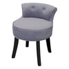 Velvet Padded Low Back Vanity Chair Dressing Table Makeup Stool Dining Chair