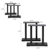 2X Industrial Metal Table Legs Steel Bench Frame Feet II Shape Furniture Legs UK
