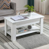 Coffee Table With Storage Lift Top Up Drawer Shelf Wooden Living Room Furniture