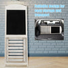 Foldable Vintage Chalkboard Wooden Easel Message Board A-frame Easel Blackboard
