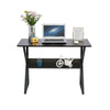Home Office Computer Desk Study PC Writing Table Workstation 2 Shelf Furniture K