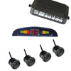 4x Parking Sensors Car Auto Reverse Backup Rear Radar LED Alert System KIT uk