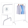 Clothes Coat Rail Heavy Duty Metal Garment Storage Shelf Hanging Display Rack