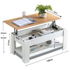 Coffee Table With Storage Lift Top Up Drawer Shelf Wooden Living Room Furniture