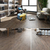 24/36pcs Self-adhesive Vinyl Flooring Marble/Wood Grain Floor PVC Wall Tile Deco