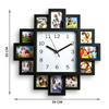 Family Love Picture Wall Clock 12 Multi Photo Frame Gift Home Decor Modern Fun