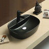 MULTI SHAPE BATHROOM CLOAKROOM COUNTERTOP CERAMIC BASIN SINK & POP UP WASTE SETS