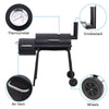 Barbecue BBQ Outdoor Charcoal Smoker Portable Grill Garden 2 Barrel Drum Wheels