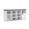 Hallway Shoe Cabinet Storage Cupboard Footwear Stand Rack Entryway Padded Seat