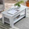 Coffee Table With Storage Lift Top Up Drawer Shelf Wooden Living Room Furniture