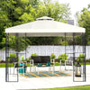 Outdoor Pergola 3 X 3m Gazebo Garden Sun Shade Canopy Shelter Patio Awning Porch