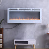 36/40/50/60 inch Surround Led Light Inset Electric Fire Fireplace Set Home