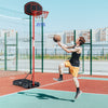 Freestanding Basketball Hoop and Stand Adjustable Basketball System with Wheels