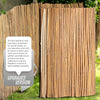 4M Natural Slat Bamboo Garden Screening Fencing Fence Secure Screen Roll Panel