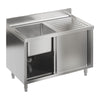 Catering Sink Commercial Kitchen Cabinet Stainless Steel Work Table Storage Unit