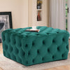Square/Round Coffee Table Chesterfield Footstool Pouffe Upholstered Bench Seats