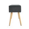 Slim Entryway Shoe Stool Bedroom Bed End Bench Home Footrest Footstool Wood Legs