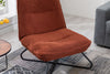 Modern Lounge Chair Sleeper Sofa Living Room Cinema Armless Chair Brown