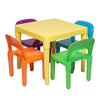 Kids Study Table And Chair Set Children Toddler Plastic Play Activity Desk Gift