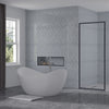 Grey Marble Matte Bathroom Ceiling Panels Kitchen Cladding PVC Shower Wet Wall
