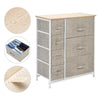 7 Drawers Chest of Drawer Bedside Table Storage Cabinet Metal Frame Bedroom