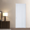 Modern Folding Door Sliding Panel Divider PVC Divider Living Room White