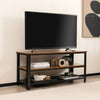 Industrial TV Stand TVs up to 50 Inch 3-Tier Entertainment Center Console Table