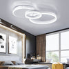 Cool White Chandelier LED Lamp Ring Frame Ceiling Light LivingRoom Pendant Light